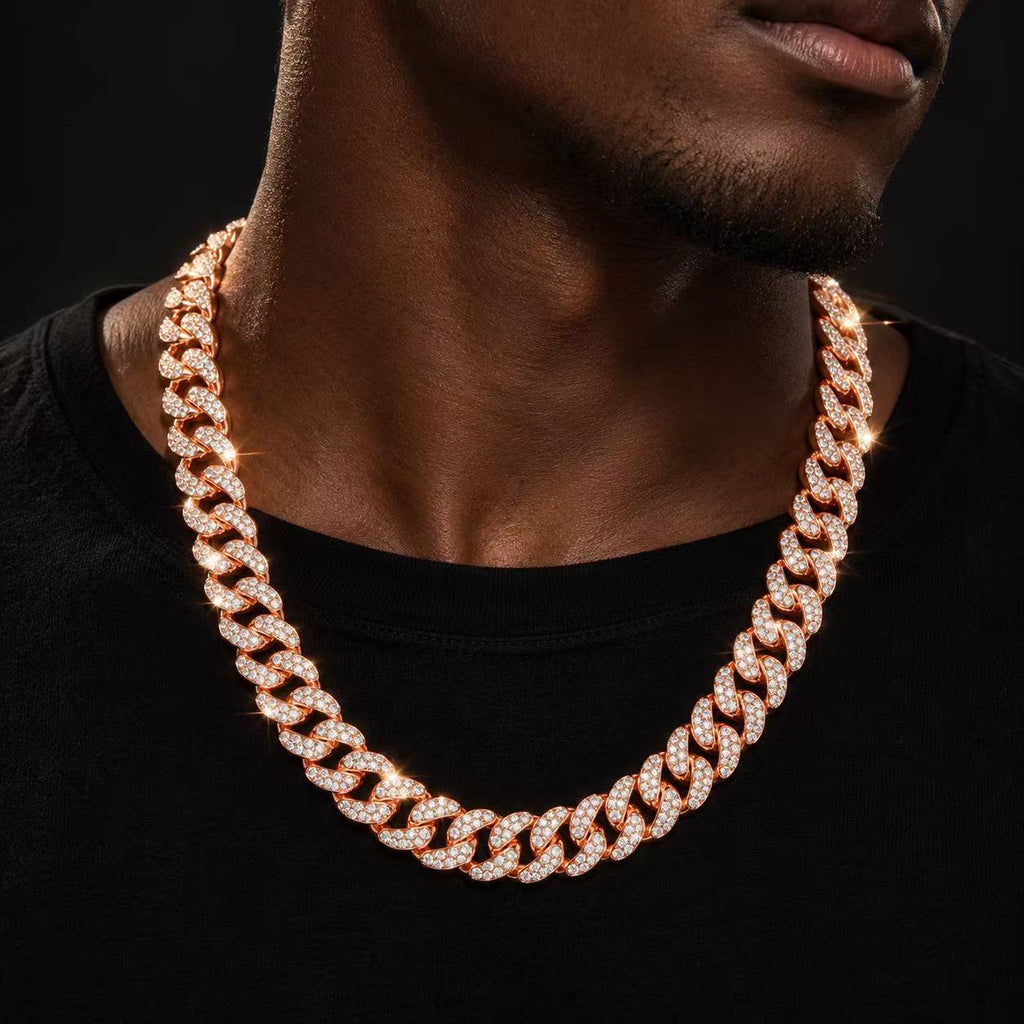 Cuban Link Chain Necklace for Men - Bold & Elegant Design - Perfect for Everyday Wear